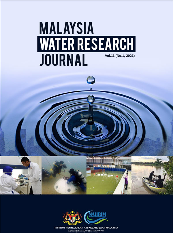 Cover for Malaysia Water Research Journal Vol.11 (No. 1, 2021)