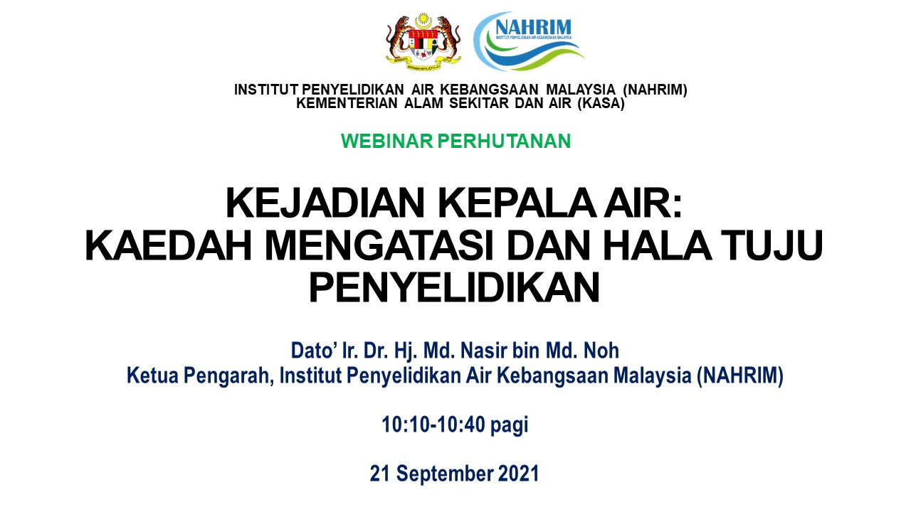 Thumbnail for Kejadian Kepala Air:  Kaedah Mengatasi dan Hala Tuju Penyelidikan