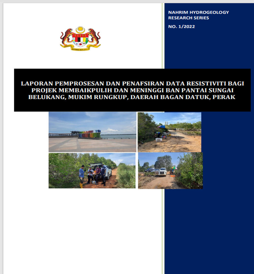Thumbnail for LAPORAN PEMPROSESAN DAN PENAFSIRAN DATA RESISTIVITI BAGI PROJEK MEMBAIKPULIH DAN MENINGGI BAN PANTAI SUNGAI BELUKANG, MUKIM RUNGKUP, DAERAH BAGAN DATUK, PERAK 