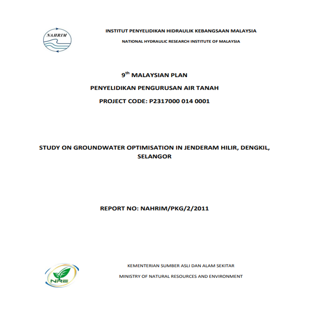 Thumbnail for GROUNDWATER OPTIMISATION IN JENDERAM HILIR, DENGKIL, SELANGOR