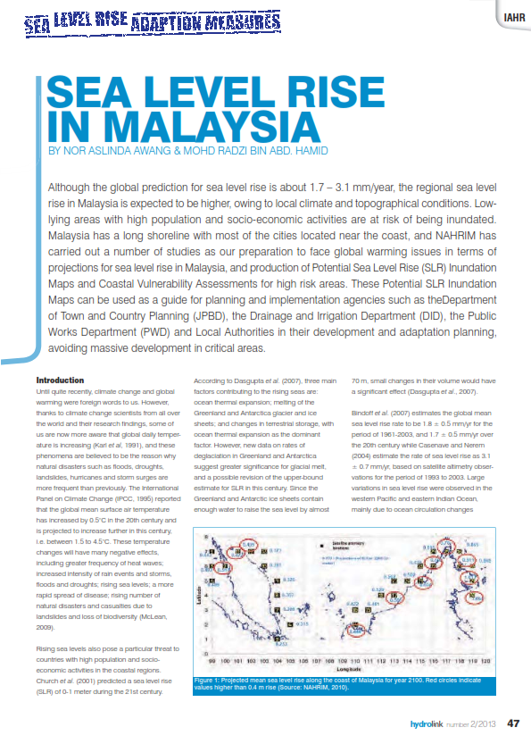 Thumbnail for Sea Level Rise in Malaysia