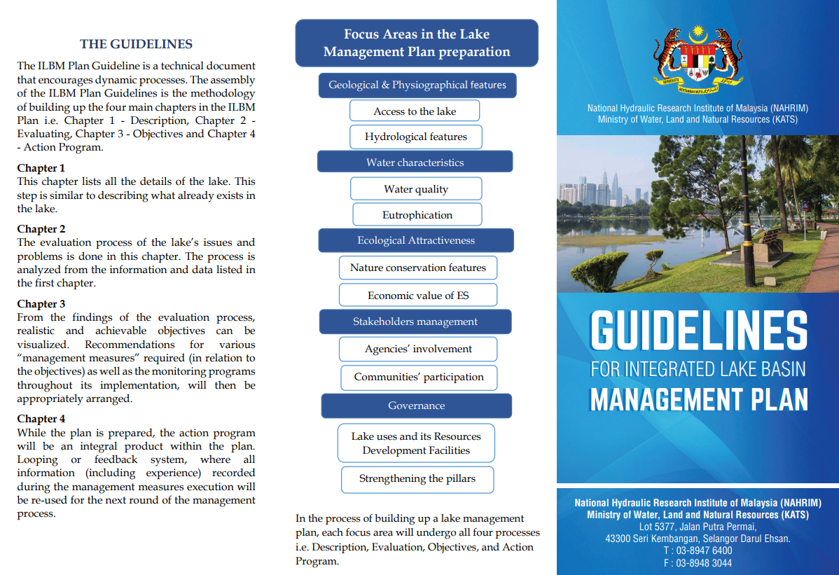 Thumbnail for Guidelines for Integrated Lake Basin Management Plan (Leaflet)