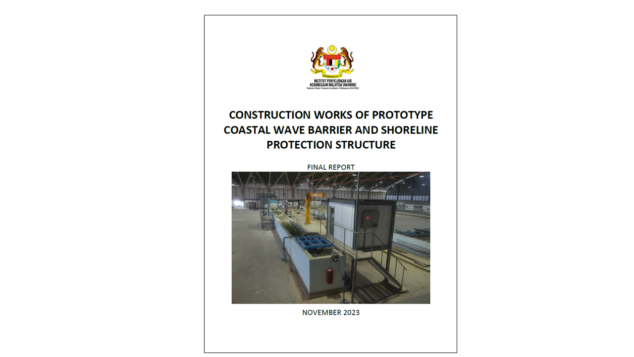 Thumbnail for CONSTRUCTION WORKS OF PROTOTYPE COASTAL WAVE BARRIER AND SHORELINE PROTECTION STRUCTURE