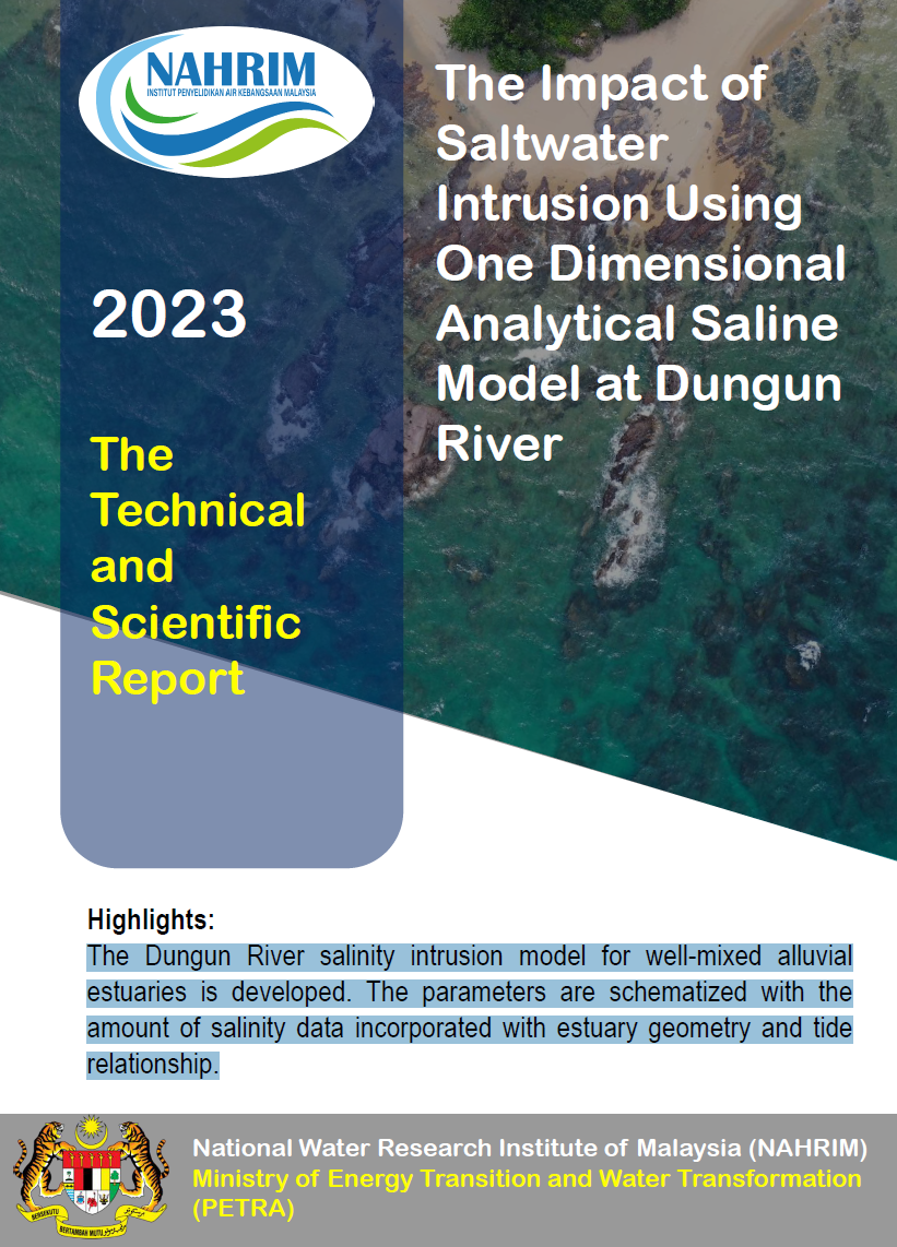Thumbnail for The Impact of Saltwater Intrusion Using One Dimensional Analytical Saline Model at Dungun River