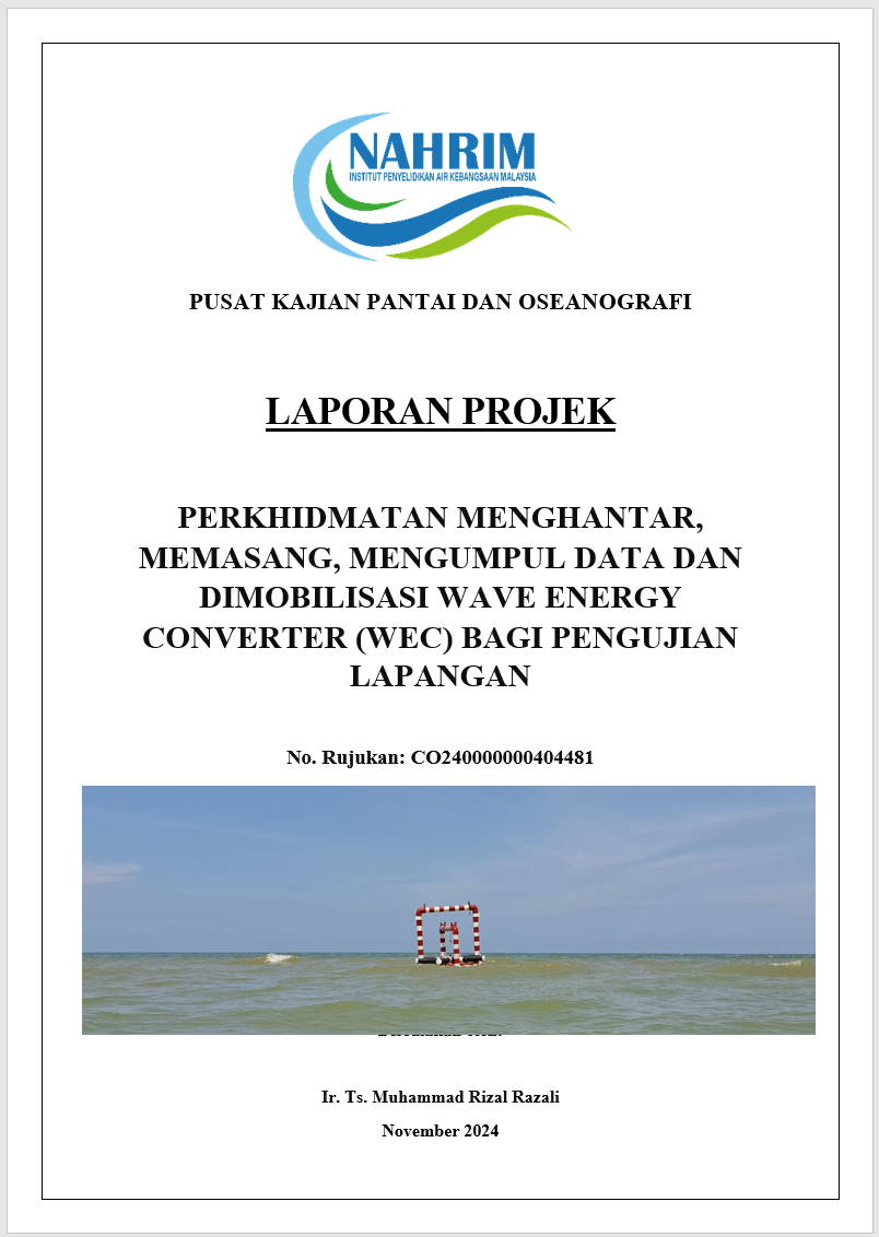 Thumbnail for PERKHIDMATAN MENGHANTAR, MEMASANG, MENGUMPUL DATA DAN DIMOBILISASI WAVE ENERGY CONVERTER (WEC) BAGI PENGUJIAN LAPANGAN