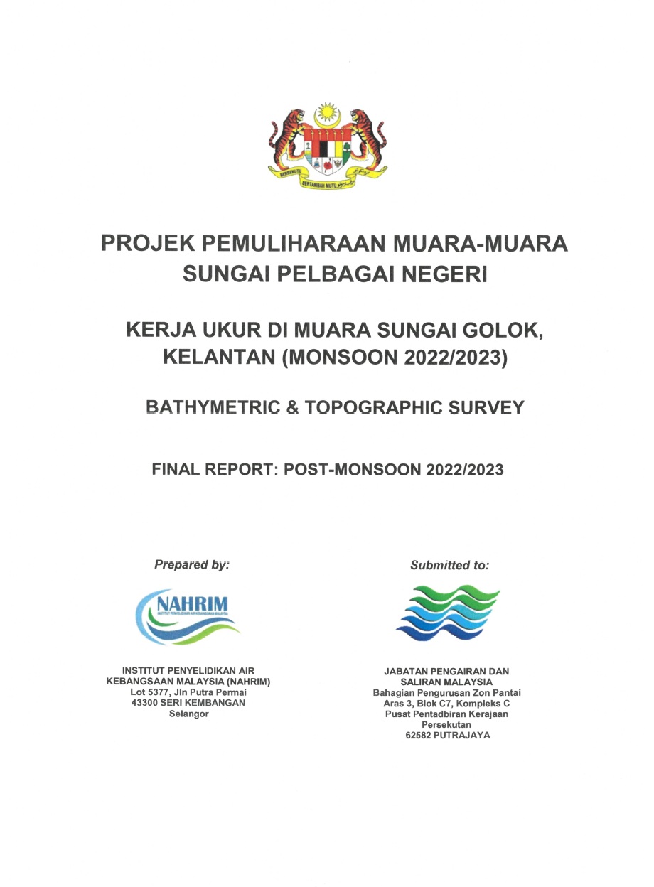 Thumbnail for Laporan Kerja Ukur di Muara Sg. Golok, Kelantan (Post-Monsoon 2022/2023)