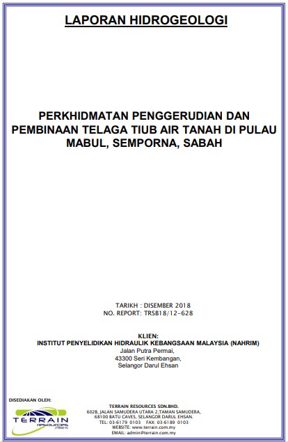 Thumbnail for PERKHIDMATAN PENGGERUDIAN DAN PEMBINAAN TELAGA TIUB AIR TANAH DI PULAU MABUL, SEMPORNA, SABAH