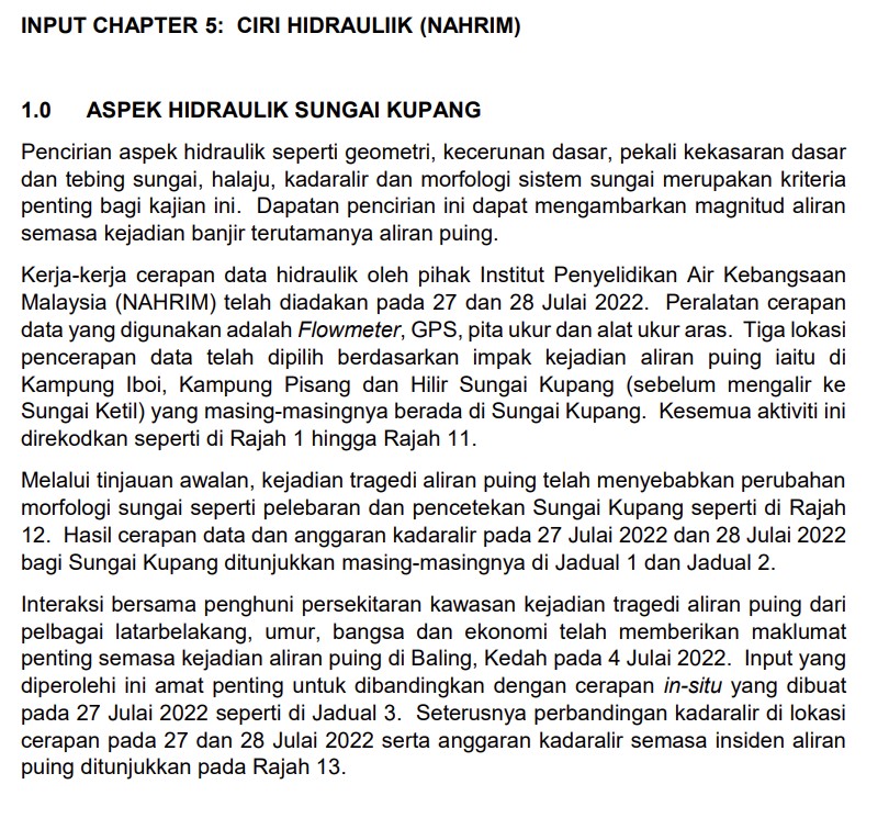 Thumbnail for Aspek Hidraulik Sungai Kupang