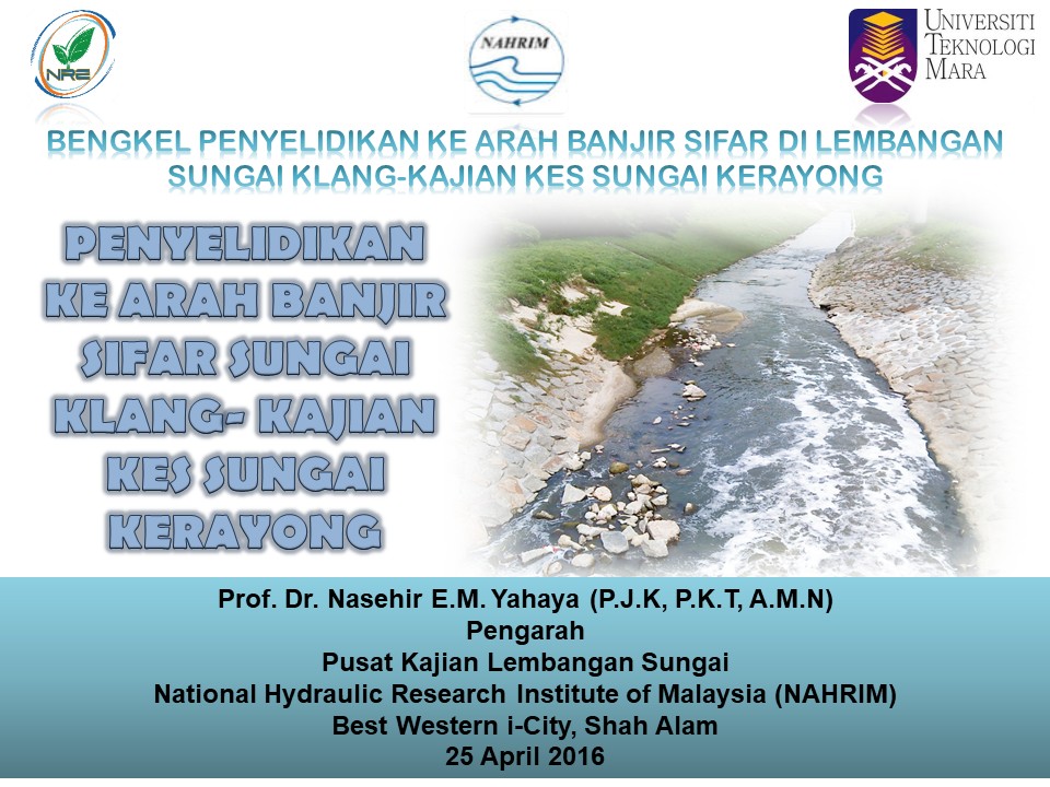 Thumbnail for Penyelidikan Ke Arah Banjir Sifar Sungai Klang- Kajian Kes Sungai Kerayong