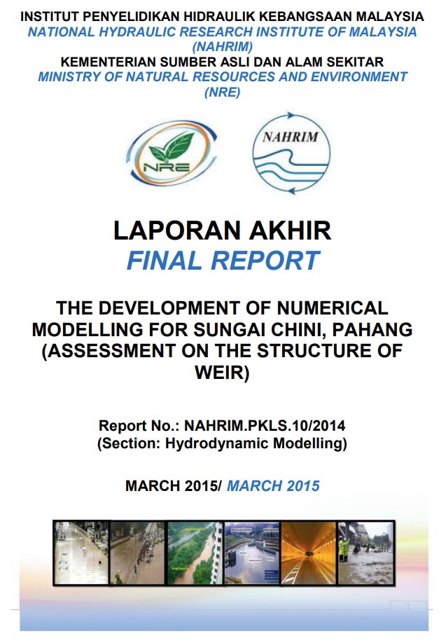 Thumbnail for The Development of Numerical Modelling for Sungai Chini, Pahang (Assessment on the Structure of Weir)